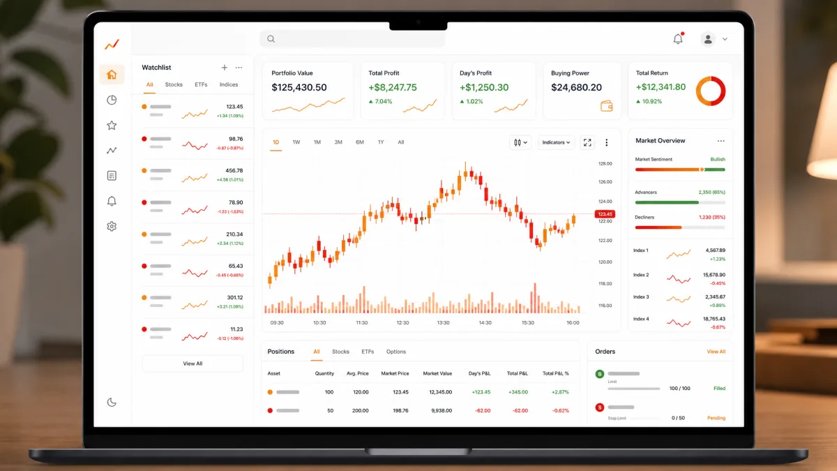 Bitnex V2 GPT — trading platform dashboard